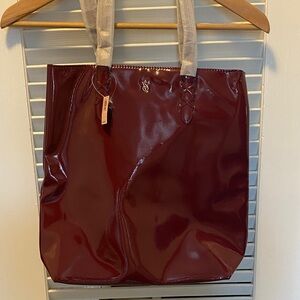NWT Victoria’s Secret Burgundy Tote Bag